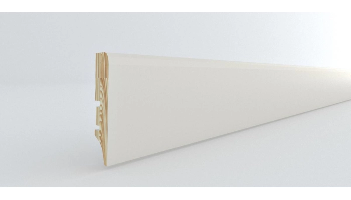 Listwa drewniana biała